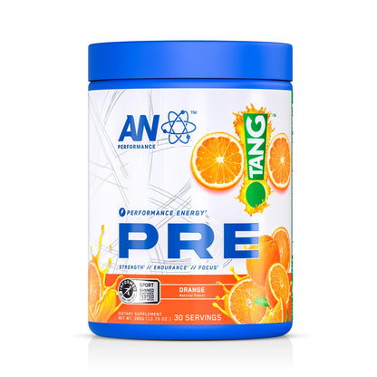 AN Performance Pre-Workout Powder Supplement for Men & Women | Energy Drink Mix with 300mg Caffeine + Beta Alanine + Citrulline | Third-Party Tested | Fruit Punch | 30 Servings