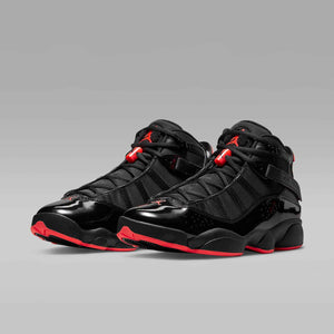 Nike Air Jordan 6 Rings 322992 064, Men's Fashion Shoes, 10.5 Black, Black/Infrared 23-black