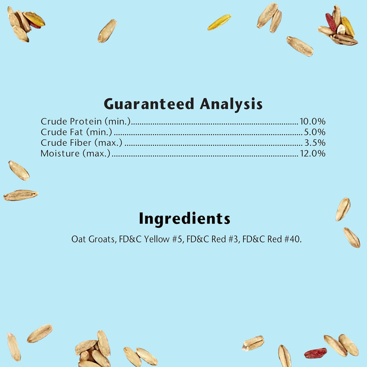 Kaytee Oat Groats Treat Jar for Pet Birds, 11 Ounces | More bird food variety. Crunchy bird treats. Easy to serve, protein source, parakeet treats