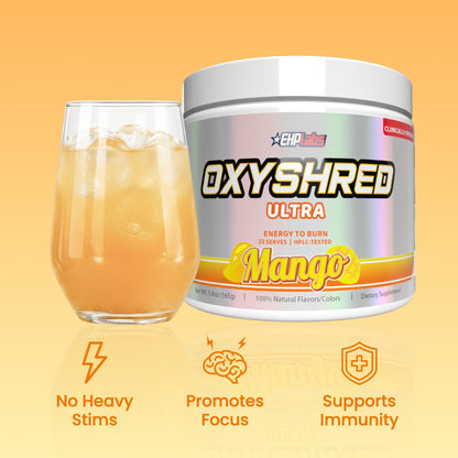 EHP Labs OxyShred Pre Workout Powder - Preworkout Powder with L Glutamine & Acetyl L Carnitine, Energy Boost Drink - Cosmic Blast, 60 Servings