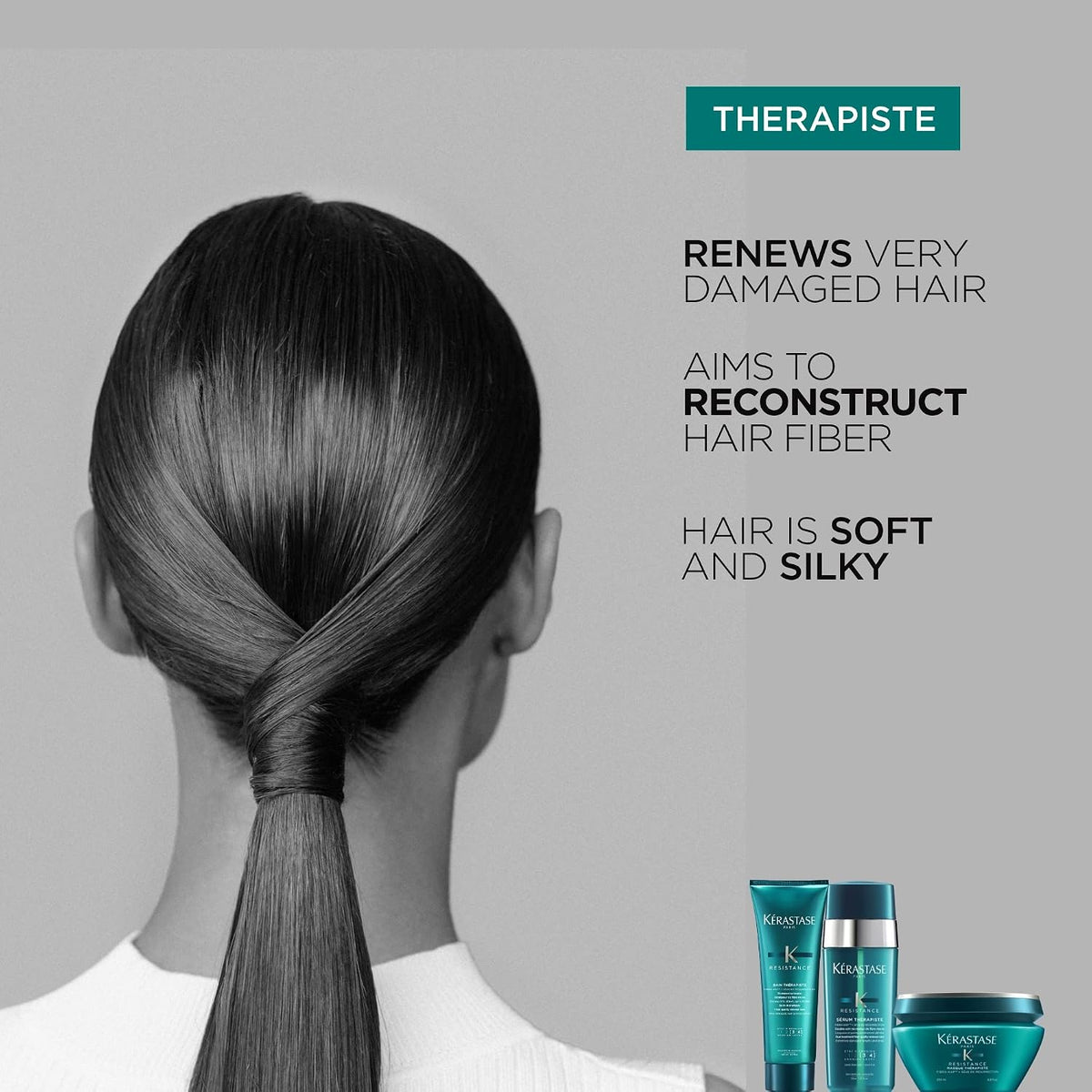 KERASTASE Resistance Heat Protectant Leave-In Styling Cream for Damage