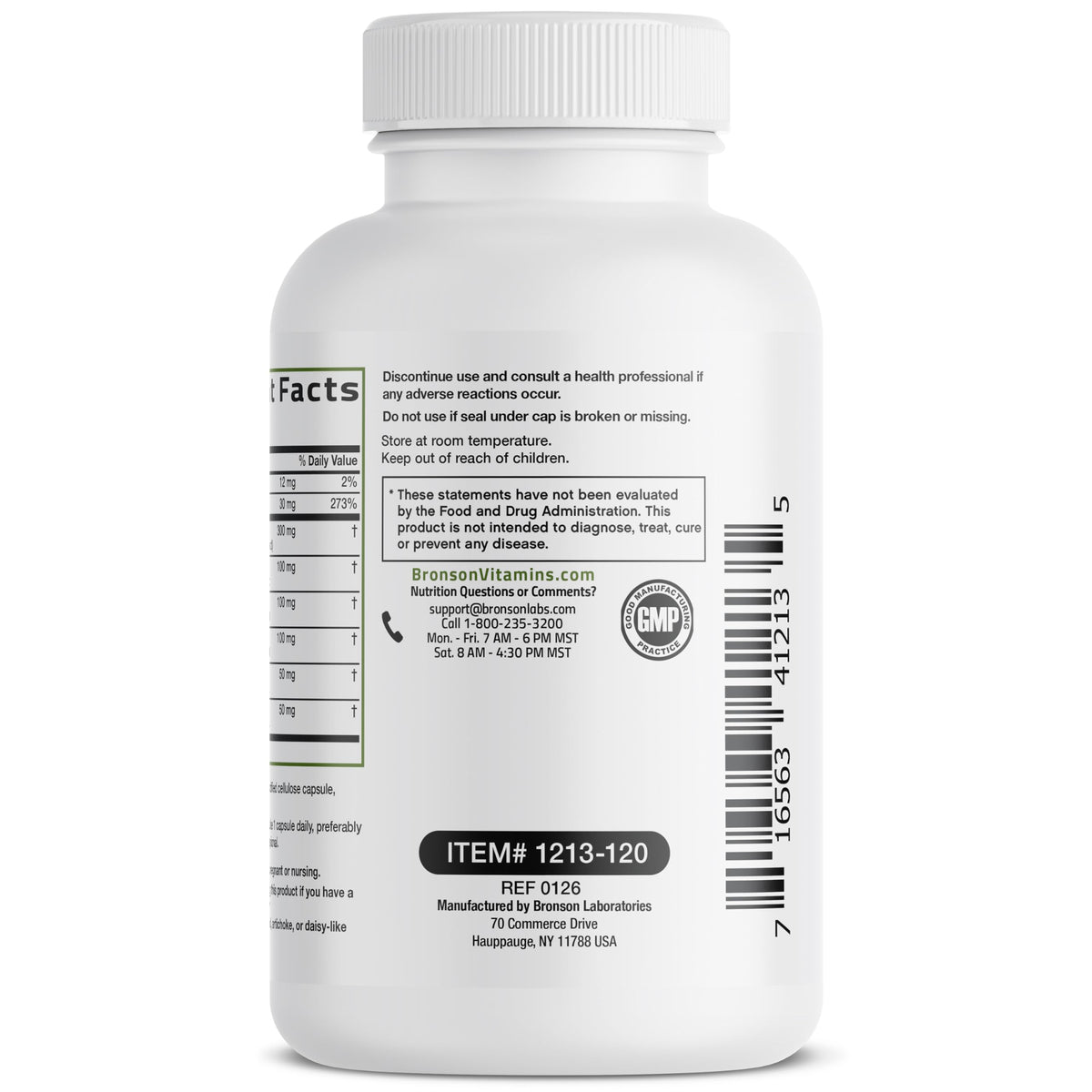 Bronson Liver Detox Advanced Detox & Cleansing Formula 60 Capsules | Liver Health Support with Milk Thistle, Dandelion Extract, Turmeric, Artichoke Leaf & Beet Root, Non-GMO, Soy-Free