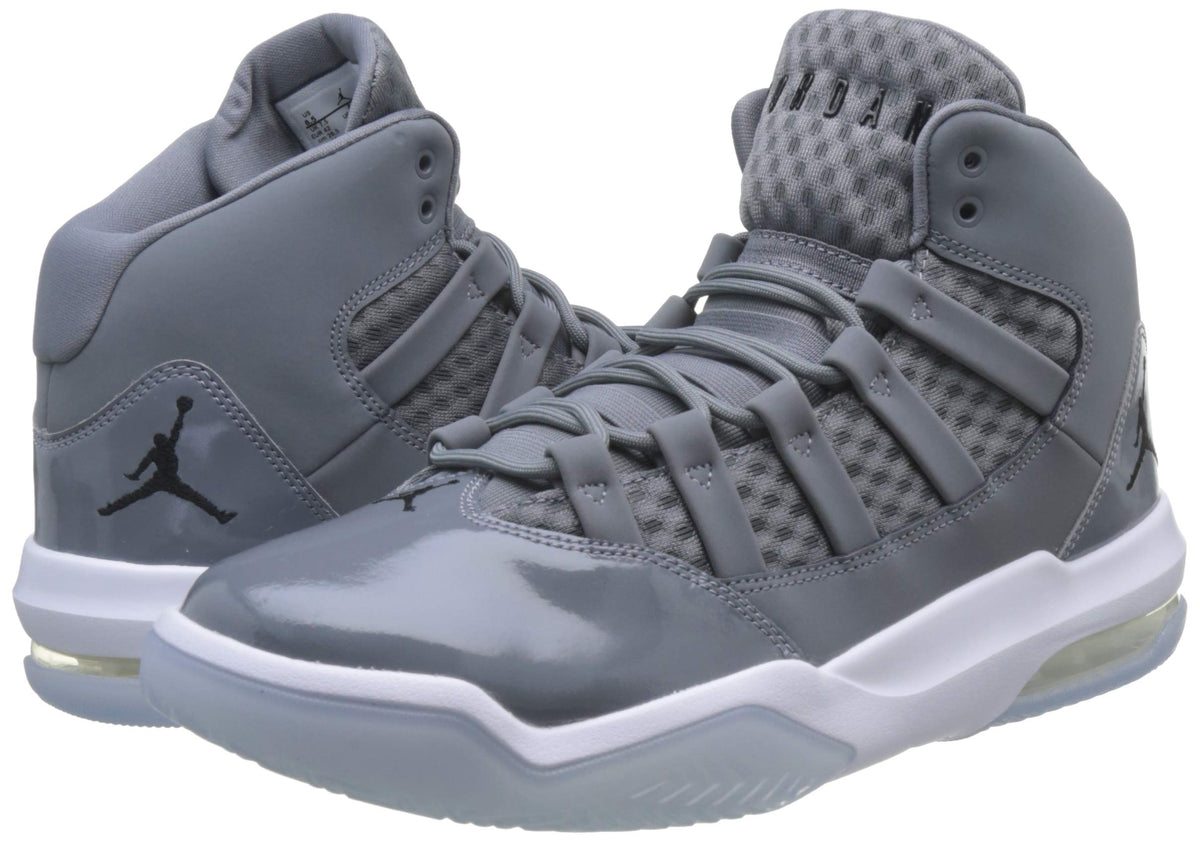 Nike Men's Jordan Max Aura Shoe, Cool Grey/Black-white-clear, 11