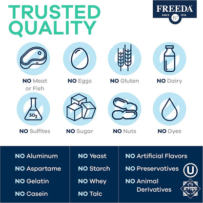 FREEDA Pure Myo-Inositol Powder – Vitamin B8 for Hormone, Mood & Cellular Health – Supports Fertility, Focus, Energy & Nervous System Function – Kosher, Vegan, Non-GMO, Gluten-Free (16 oz) | One-Ingredient Formula with No Fillers, Sweeteners, or Additives