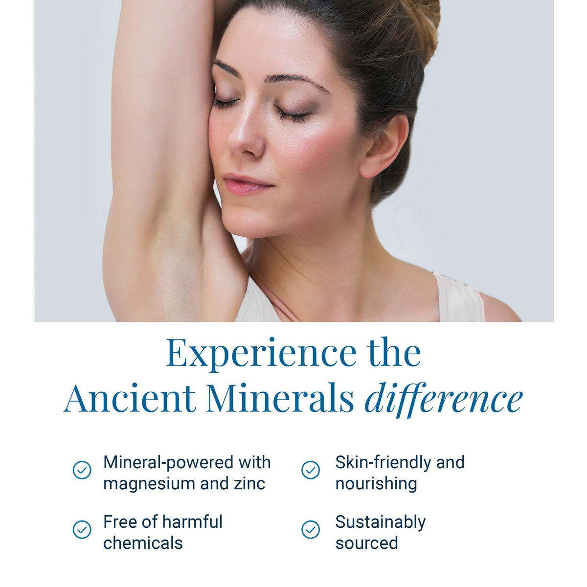 Ancient Minerals Deodorant Cream, Aluminum-Free, Eucalyptus & Mint, 2oz | Magnesium, zinc & vitamin E. Vegan, 24-hour odor protection, Eucalyptus & Mint scent. 2 oz.