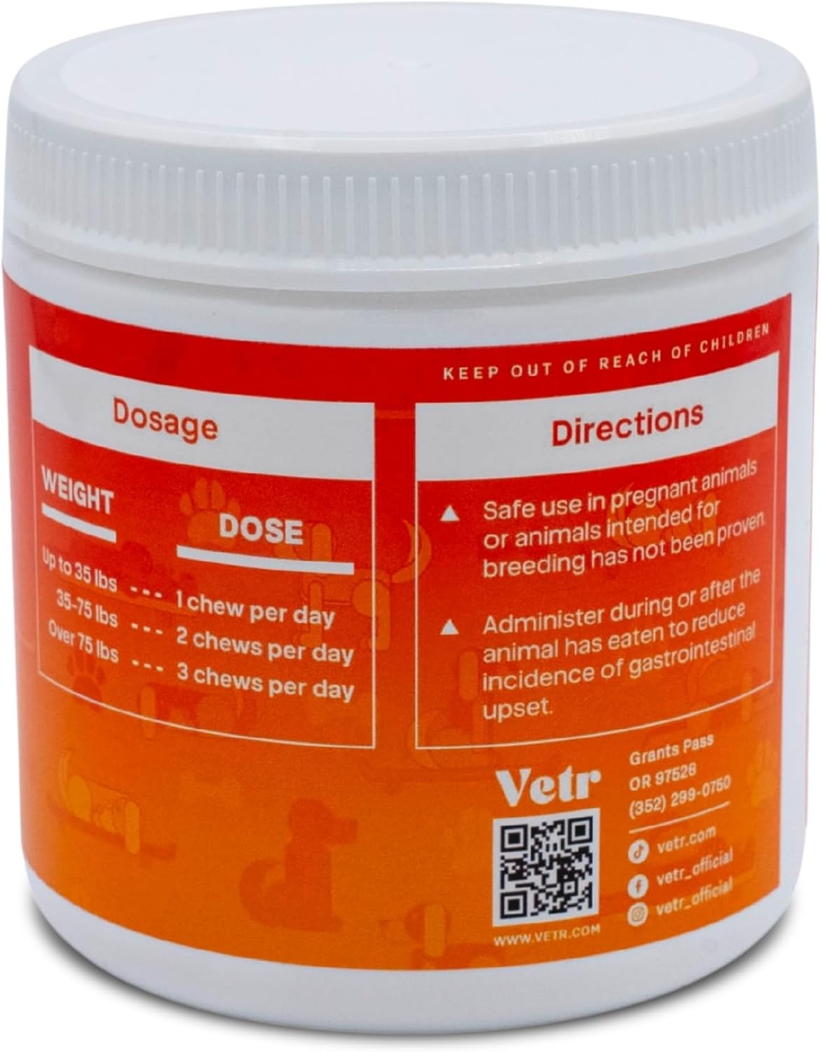 Vetr Allergy Relief Chews for Dogs - Dog Itching Skin Relief, Dog Allergy Treats with Probiotics and Omega-3 - Chicken Flavored 120 Count - Vet-Formulated in USA
