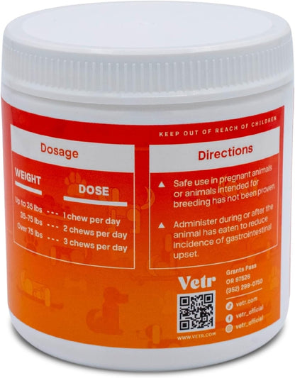 Vetr Allergy Relief Chews for Dogs - Dog Itching Skin Relief, Dog Allergy Treats with Probiotics and Omega-3 - Chicken Flavored 120 Count - Vet-Formulated in USA
