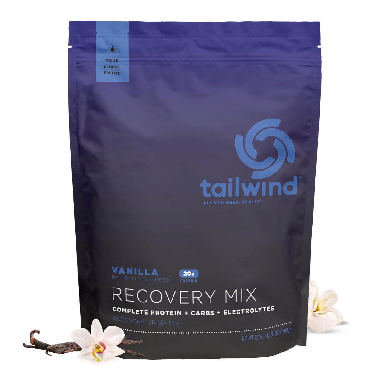 Tailwind Nutrition Recovery Mix, Chocolate, 20-Serving Bag