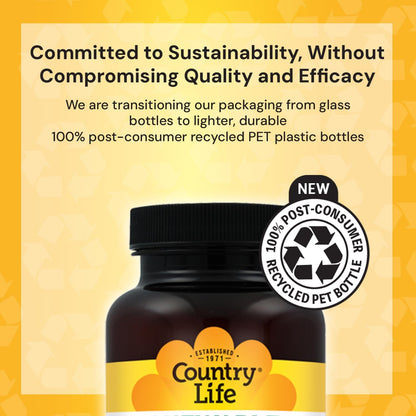 Country Life Chewable L-Lysine 600 mg with Vitamin D, 60 Tablets