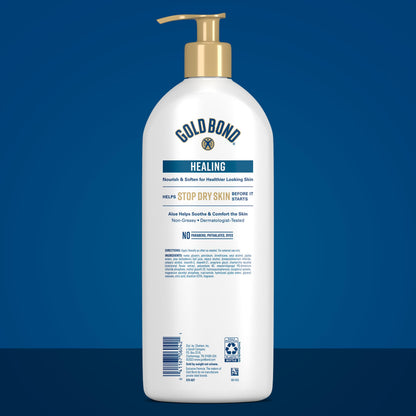 Gold Bond Healing Hydrating Lotion With Aloe Moisturizes, Heals & Smooths Dry Skin, Delivers Immediate 24-Hour Hydration, Value Size, 24 oz.