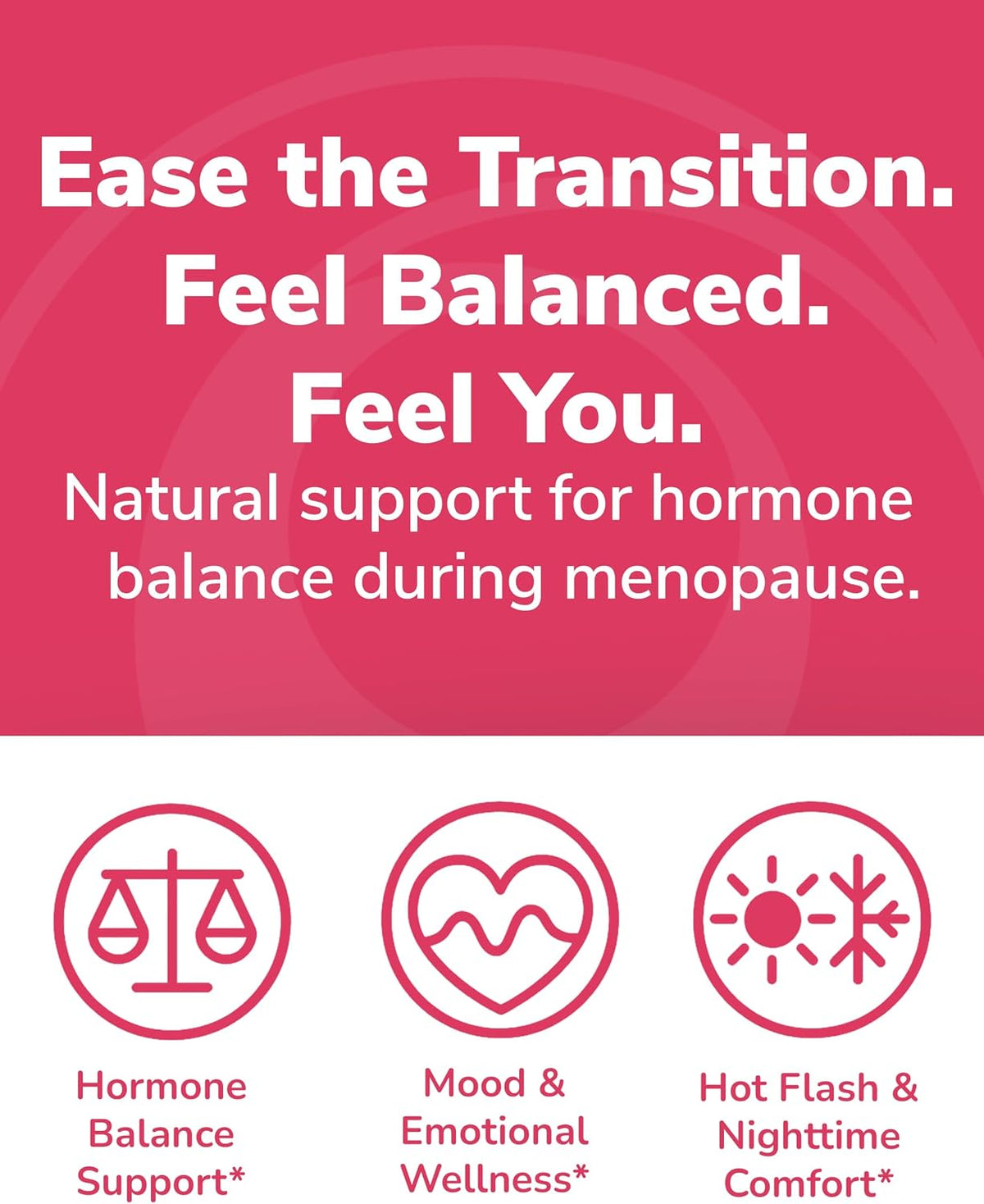 Lunakai USA Made Menopause Relief Gummies – Natural Menopause Supplements for Women with Black Cohosh & L-Theanine – Daily Support for Hot Flashes, Night Sweats & Hormonal Balance, 60ct