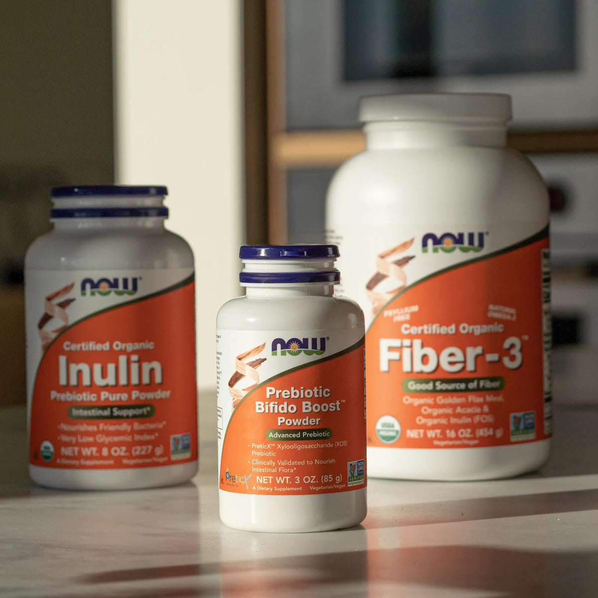 NOW Foods Supplements, Psyllium Husk Powder, Certified Organic, Non-GMO Project Verified, Soluble Fiber, 12-Ounce