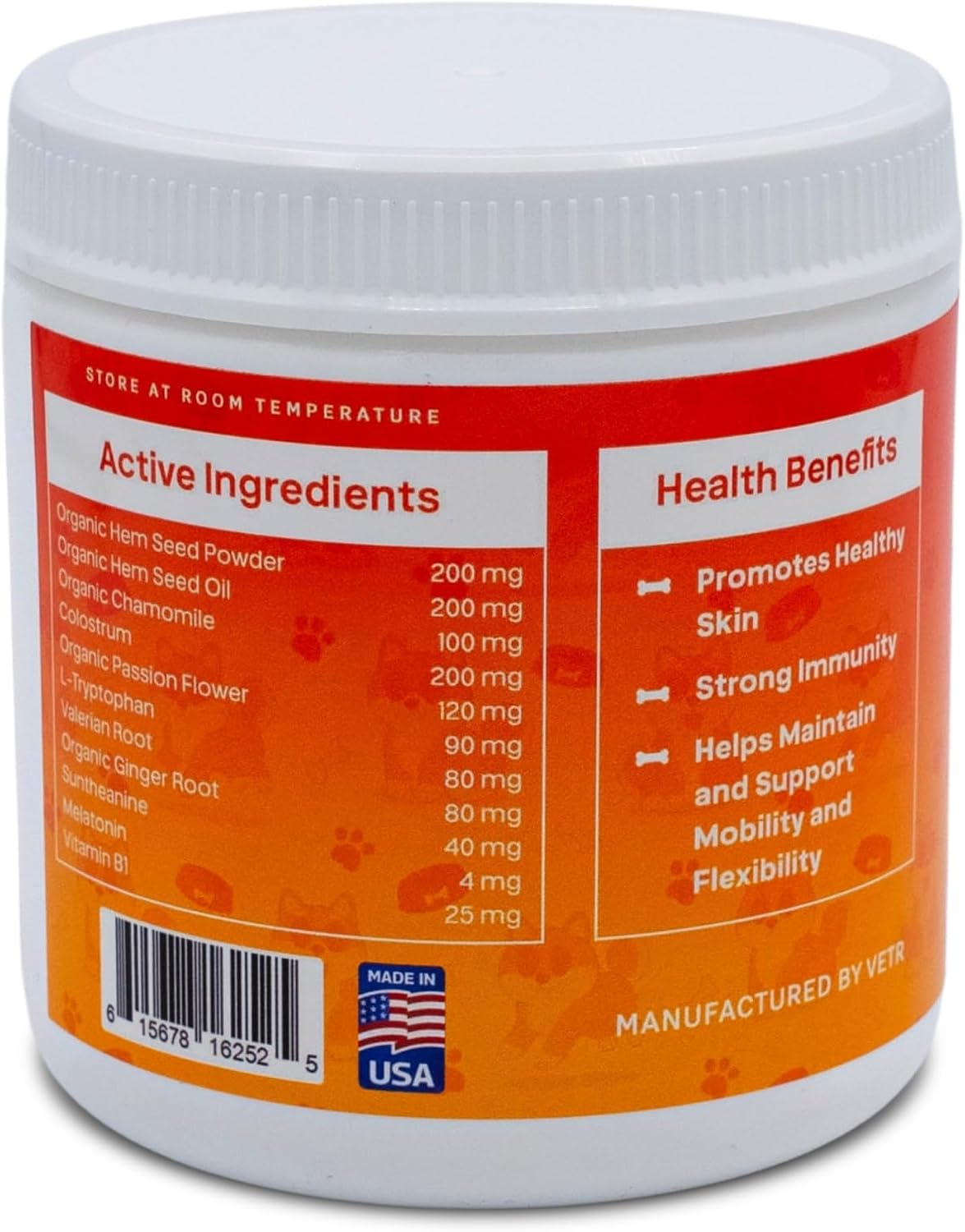 Vetr Dog Multivitamin Treats, 120 Chews Chicken Flavor, Daily Pet Dog Vitamins and Supplements with Glucosamine, Chondroitin, & Probiotics, Hip & Joint, Immune Support, & Digestive Care