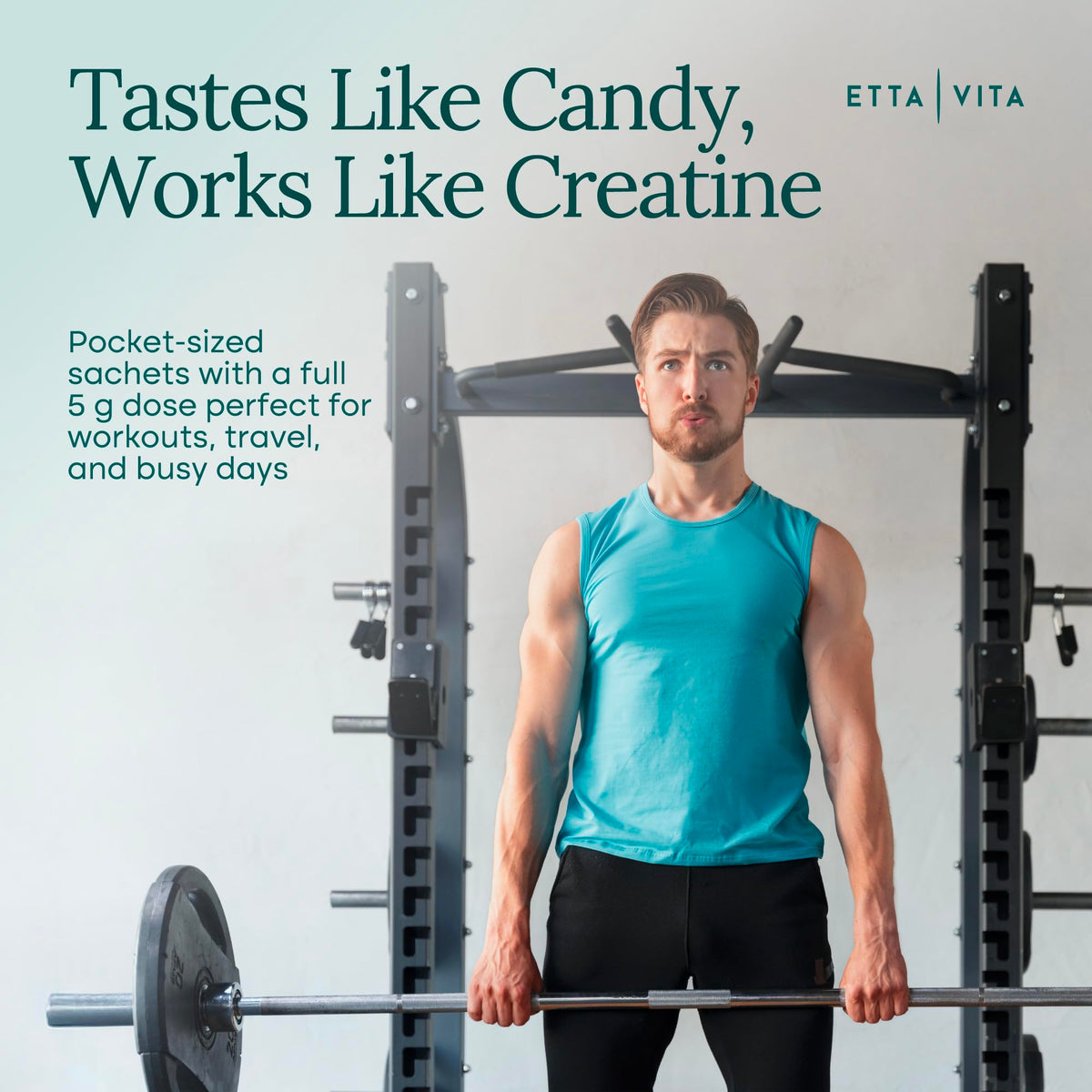 Sugar-Free Creatine Monohydrate Gummies - 5g per Serving, Lemon flavor 90Ct | Creatine gummies for women & men to support muscle, cellular energy & cognitive function, vegan, non-GMO, gluten-free, USA