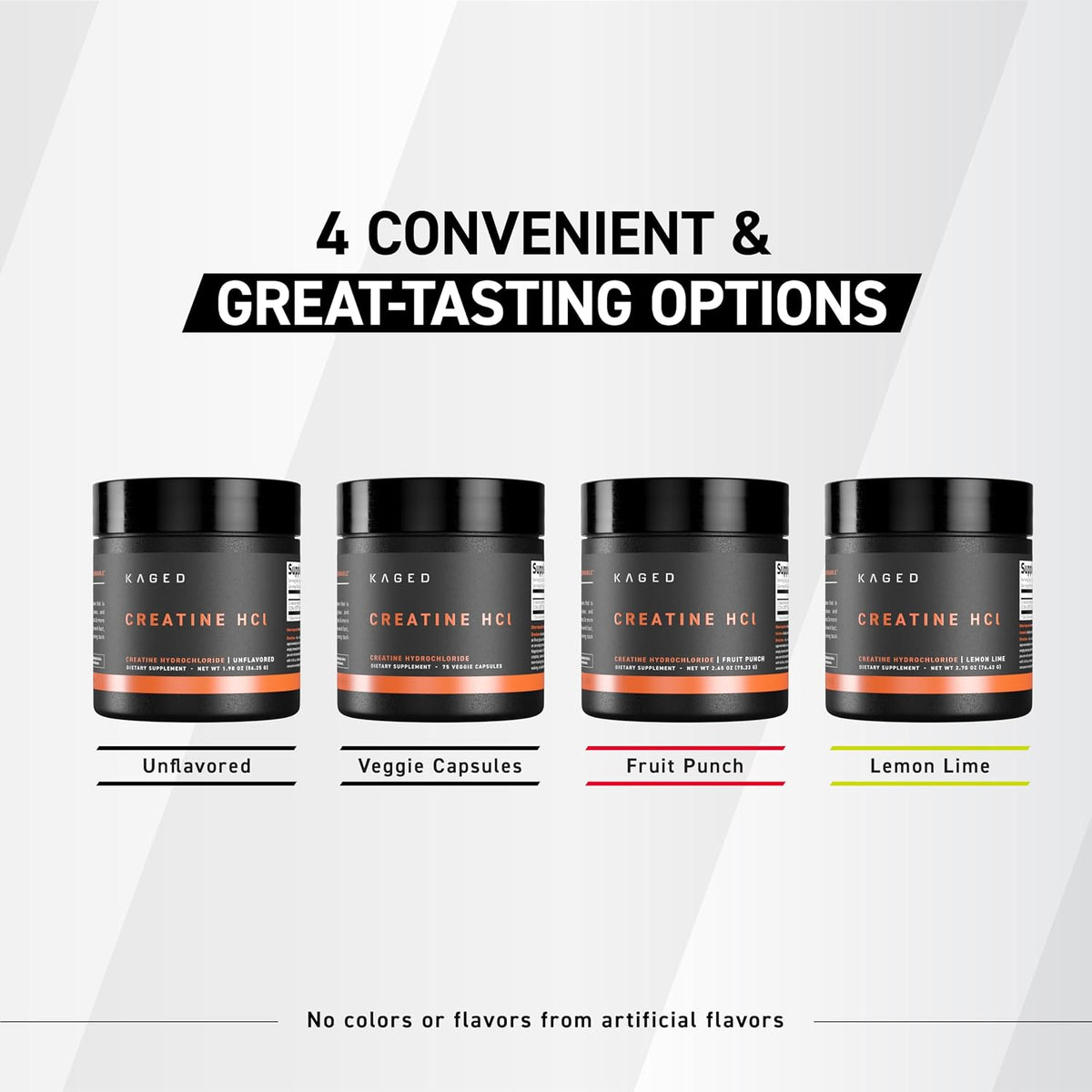 Kaged Creatine HCl Capsules | 7X Concentrated vs Mono | Muscle Building & Recovery | High Absorption | No Bloating | Creatine for Men & Women | Vegan, Gluten Free | Unflavored | 75 Servings