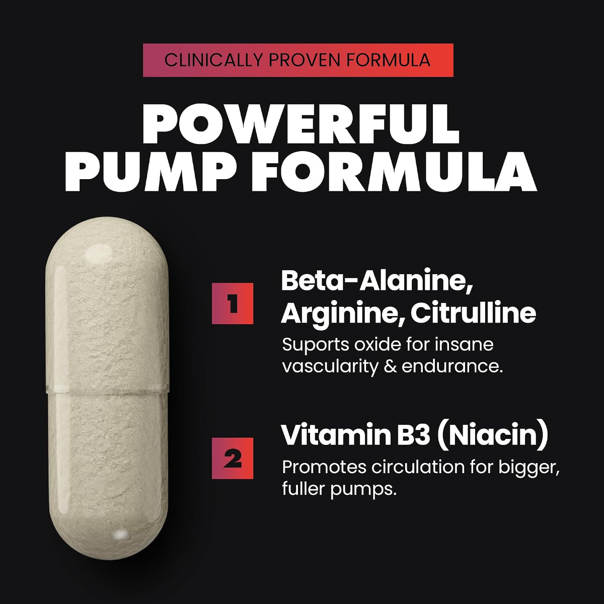 Gains in Bulk L-Arginine Amino Acid Supplement, 90 Capsules