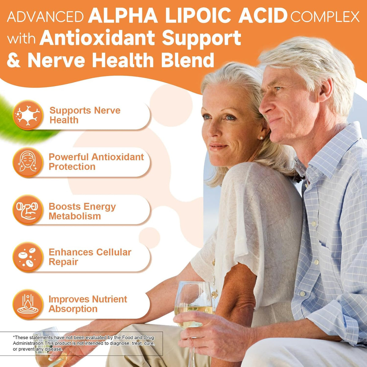 Alpha Lipoic Acid 600mg with Benfotiamine 300mg - ALA Supplement for Antioxidant, Nerve Health, Energy & Metabolism Support, Cell Energy, Neuropathy Supplement, Anti-Aging, Non-GMO, Gluten Free, Vegan