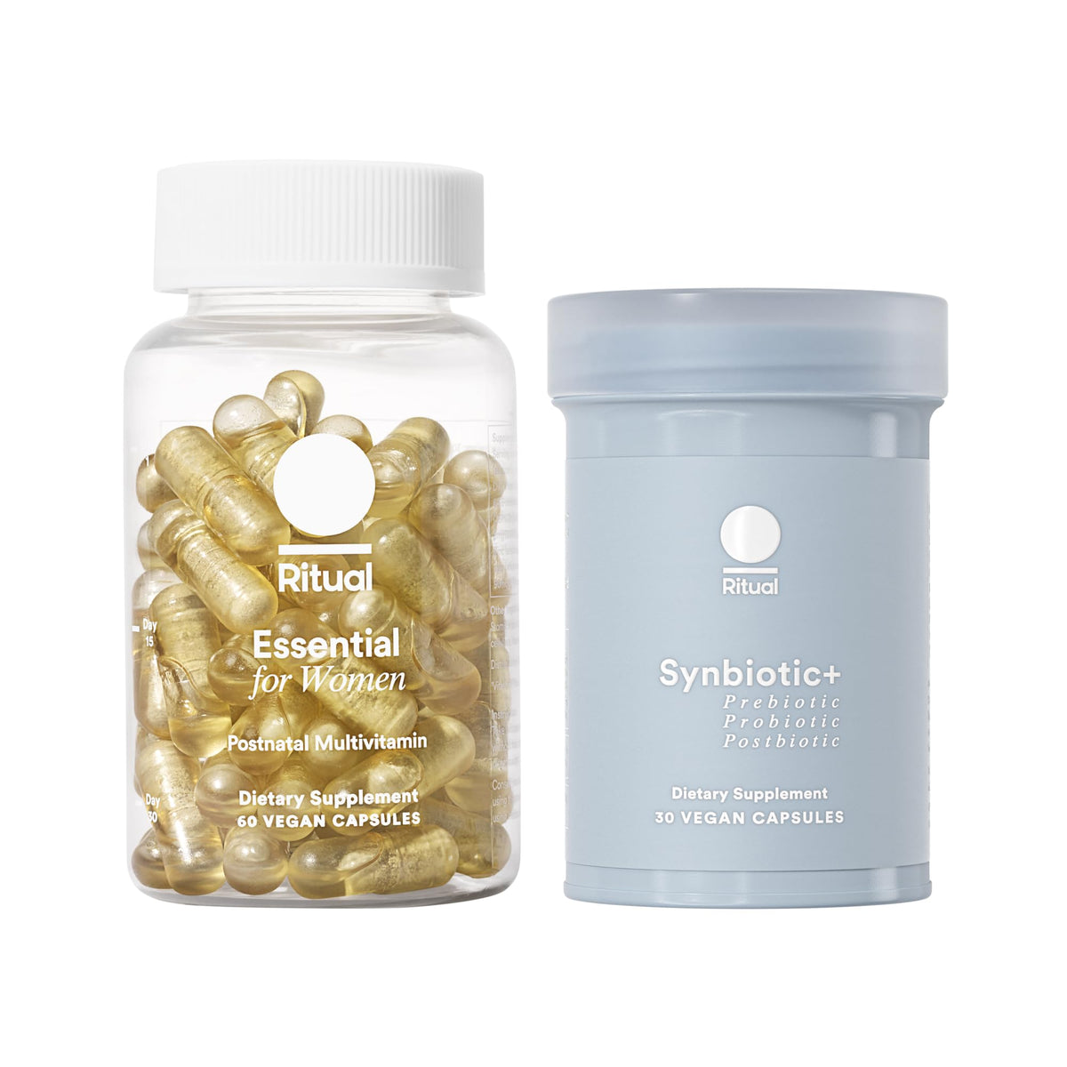 Ritual Postnatal Multivitamin and Gut Duo Supplements with Postnatal Vitamins and Synbiotic+