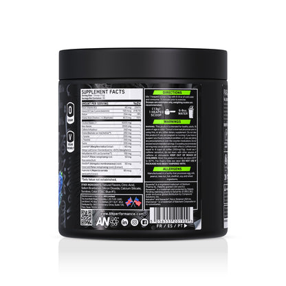 All Black Everything Pre-Workout Powder | Preworkout Energy Drink Mix | 350mg Caffeine | Beta Alanine & Citrulline | Energy Supplement for Men & Women | Baddy Berry | 30 Servings