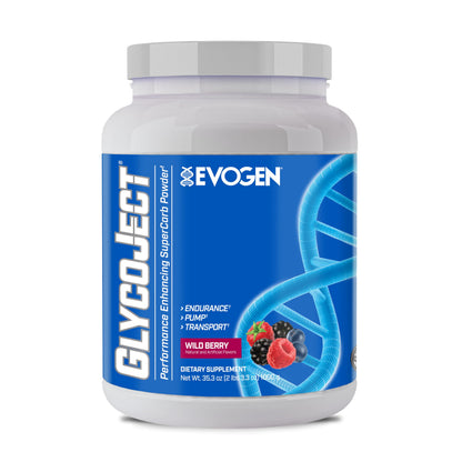 Evogen GlycoJect Karbolyn Super Carb Powder | Unflavored | 37 Servings | Fast-digesting fuel with citrulline malate for rapid glycogen replenishment, endurance, muscle pumps and recovery