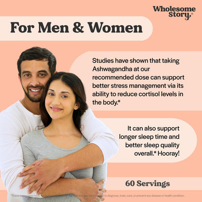 Vegan KSM 66 Ashwagandha Capsules| High Potency 5% Withanolides | Ashwagandha Root Extract Supplements | Ashwagandha 300mg | Stress Management & Well Being Support | 60 Ashwaganda Pills