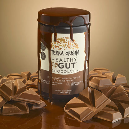 TERRA ORIGIN Healthy Gut Powder (Berry Flavor) |30-Servings with L-Glutamine, Zinc, Glucosamine, Slippery Elm Bark, Marshmallow Root and More!