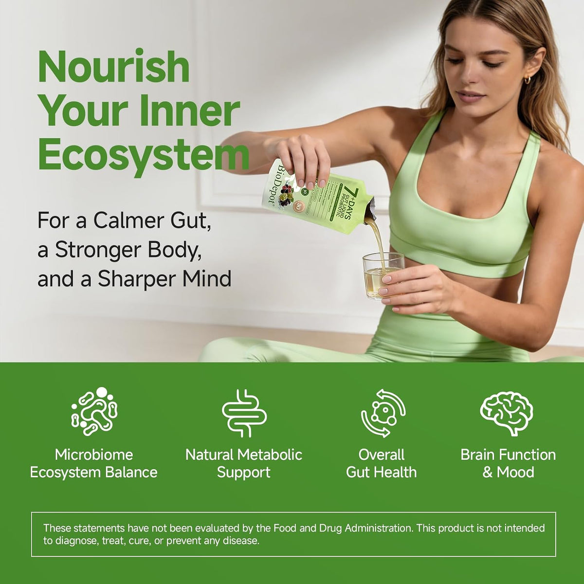 7 Day Gut Cleanse & Daily Liquid Probiotic Support Bundle, 14pack | Gut health wellness routine with 7-day cleanse + 10-strain liquid probiotics, prebiotics & postbiotics for microbiome balance
