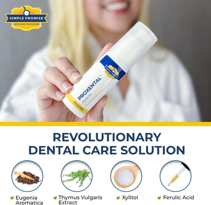 ProXental - Dental Gel with Xylitol and Aloe Vera - Healthy Gum Care Gel | Oral Care Gel, Gum Comfort Support, Clove and Sea Salt Blend, Easy Twice-Daily Application, Alcohol-Free