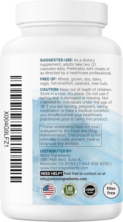 Micro Ingredients Pure Methylated Multivitamin Supplement, 240 Capsules | 19-in-1 Formula with Methylfolate, Methyl B12, Vitamins C, D, Magnesium & Zinc. For Women & Men. Iron Free, Filler Free.