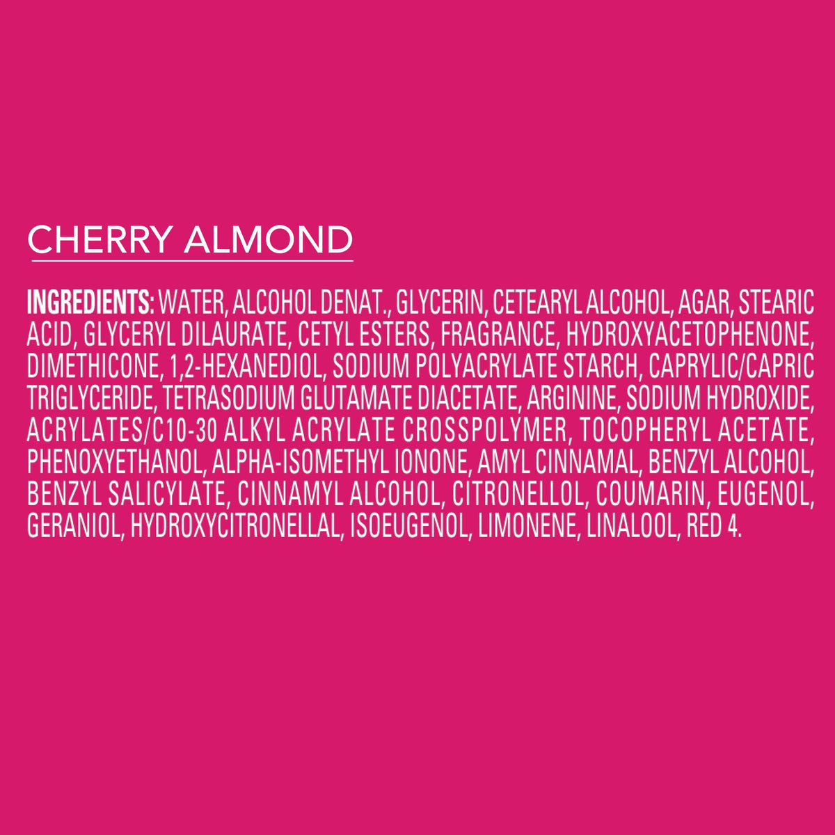 Jergens Cherry Almond Lotion Bursts, Squishy Heart-Shaped Moisturizer Bursts, Lotion Gifts for Teens, 38 Ct