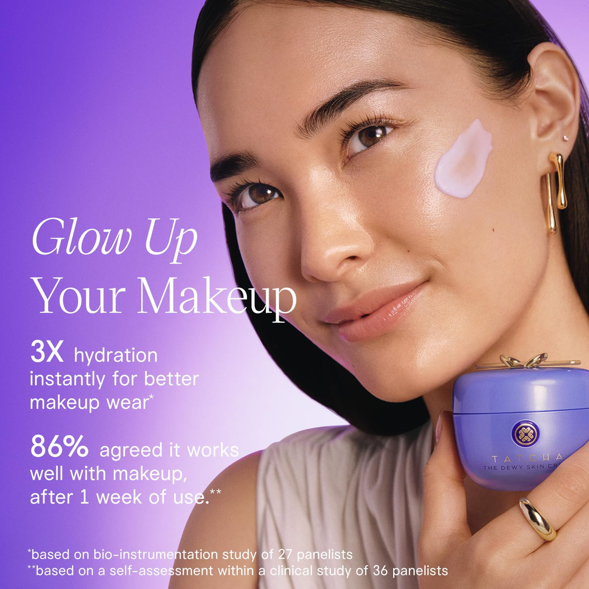 TATCHA The Dewy Skin Cream | Rich Face Cream to Hydrate, Plump and Protect Dry and Combo Skin, 50 ml | 1.7 oz