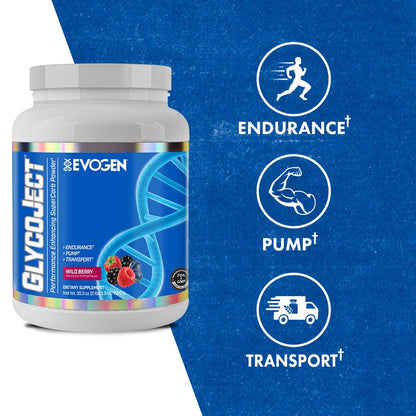 Evogen GlycoJect Karbolyn Super Carb Powder | Unflavored | 37 Servings | Fast-digesting fuel with citrulline malate for rapid glycogen replenishment, endurance, muscle pumps and recovery