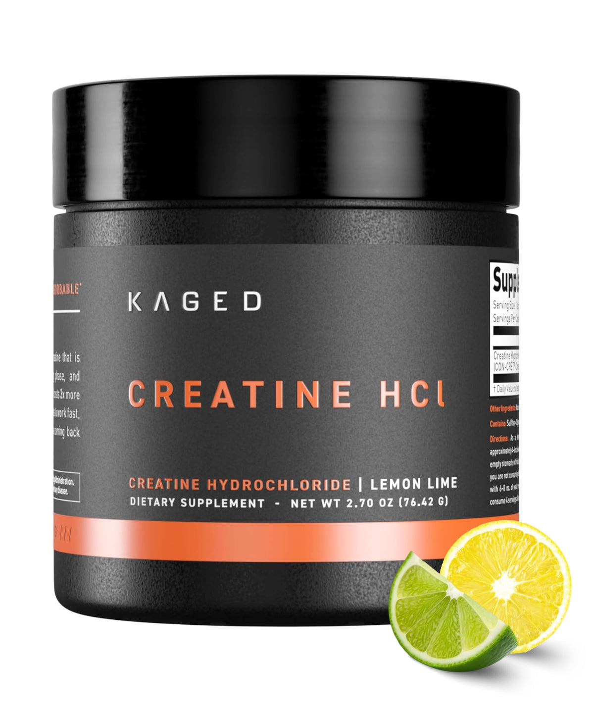 Kaged Creatine HCl Capsules | 7X Concentrated vs Mono | Muscle Building & Recovery | High Absorption | No Bloating | Creatine for Men & Women | Vegan, Gluten Free | Unflavored | 75 Servings
