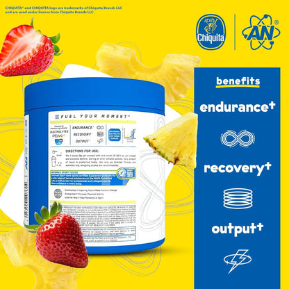 AN Performance Electrolyte Drink Mix | Zero Sugar Hydration Powder | Magnesium + Calcium + Potassium | Strawberry Pineapple | 30 Servings