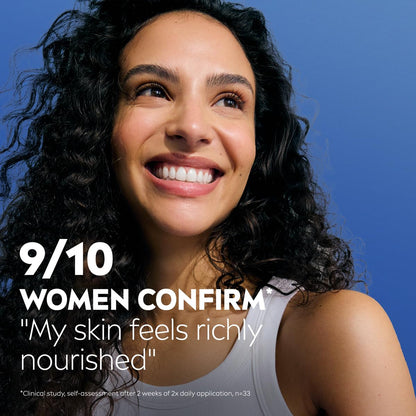 NIVEA Cocoa Butter Body Cream with Deep Nourishing Serum, Cocoa Butter Cream for Dry Skin, 16 Ounce Jar