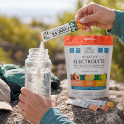 TERRA ORIGIN Electrolyte Packets | Hydration Drink Mix | 21ct Variety Pack