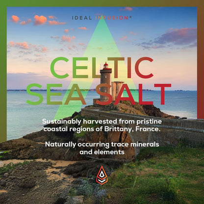 Celtic Sea Salt Electrolyte Powder: Magnesium Glycinate & Taurate - Ionic Trace Minerals & Potassium Hydration Booster - Zero Sugar, 30 Servings - Blood Orange Bolt