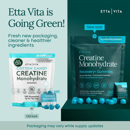 Sugar-Free Creatine Monohydrate Gummies - 5g per Serving, Lemon flavor 90Ct | Creatine gummies for women & men to support muscle, cellular energy & cognitive function, vegan, non-GMO, gluten-free, USA