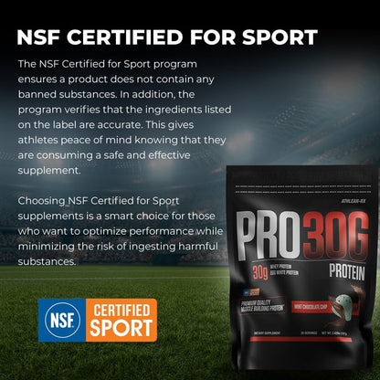 ATHLEAN-X PRO-30G, Premium Whey Protein Isolate Powder, French Vanilla Bean, Gluten-Free, Low Sugar, 30g of High Protein Powder for Muscle Recovery & Growth