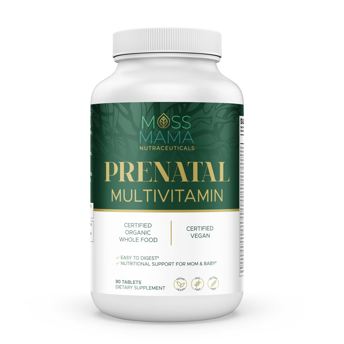 Moss Mama Nutraceuticals PreNatal Vitamin, for Pregnancy and Postpartum Multivitamin 