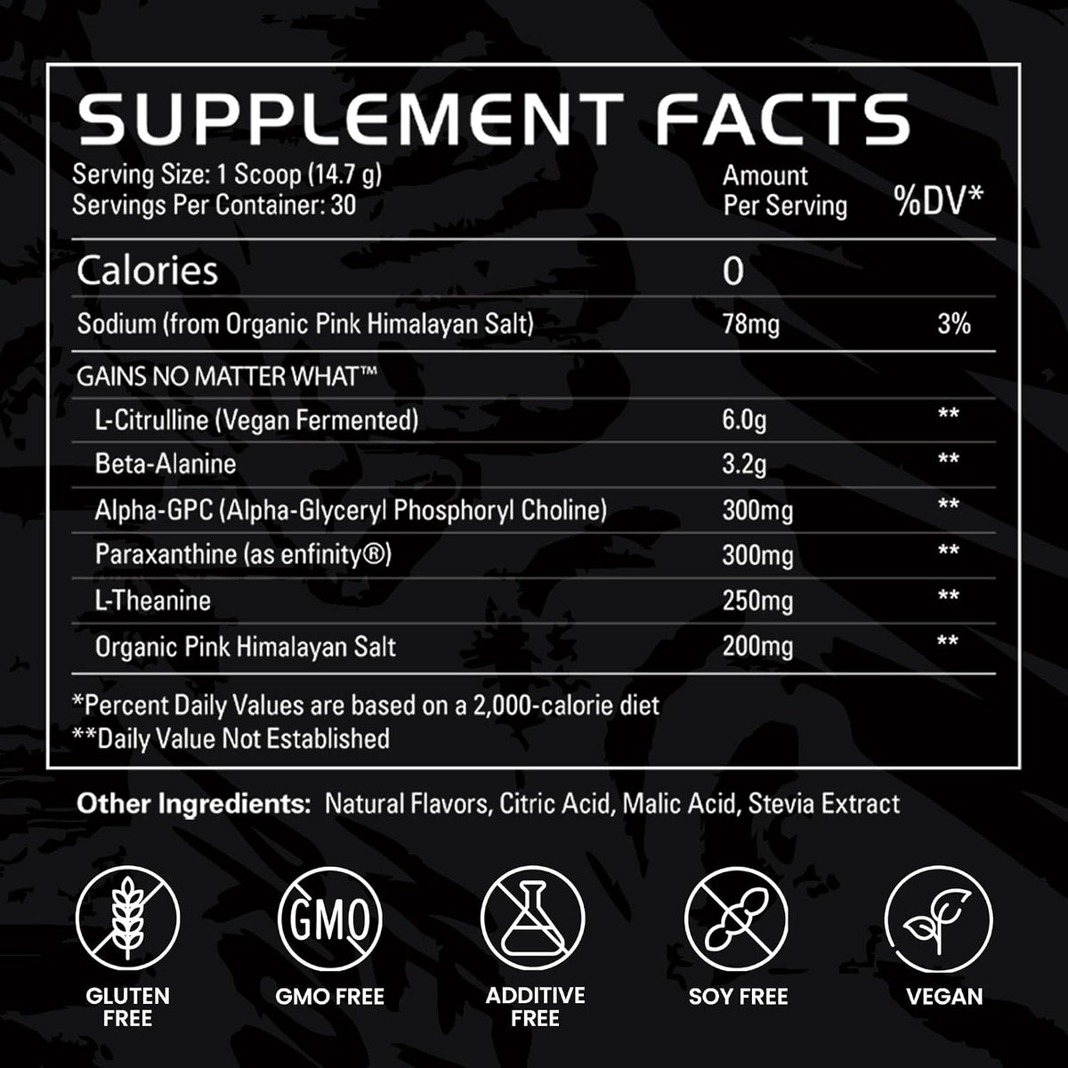 Gains in Bulk Instantized Creatine Sweet Lemonade & No Matter What Pre Workout Powder Bundle, Soluble Creatine Powder, Paraxanthine, Amino Acids & L Theanine, 130 Servings