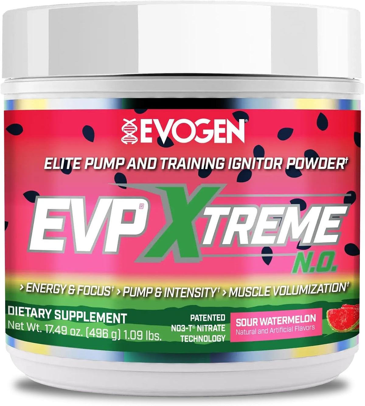 Evogen EVP Xtreme NO + EVP AQ Bundle – Pre Workout Powder & Liquid Glycerol Volumizer for Men & Women | Extreme Pump, Energy, Hydration & Vascularity | Sour Watermelon