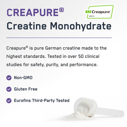 SteelFit Creapure Creatine Monohydrate Powder, Unflavored, 100 Servings | German Creatine Powder for Men, Women - Gym Workout Nutritional Supplements for Muscle Gain, Brain Health & Strength Building