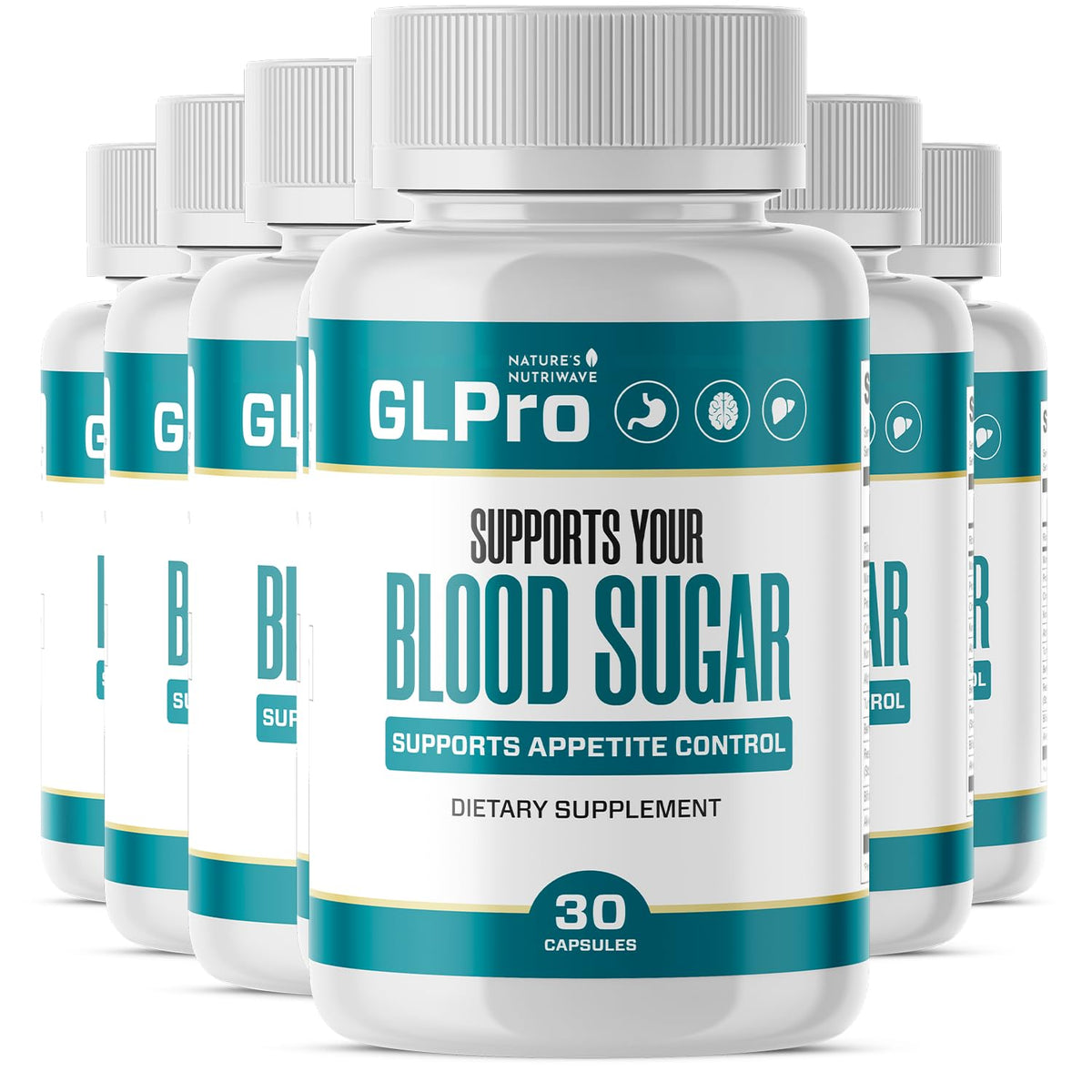 GLPro – Hawthorne, Garlic, Green Tea & Hibiscus – 30 Ct, 2 Month Supply | Hawthorne, Garlic, Green Tea & Hibiscus | Non-GMO, Gluten-Free, Dairy-Free, Vegetarian, Made in USA