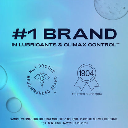 K-Y Liquibeads for Women, Vaginal Moisturizer, Silicone Lube Vaginal Suppository, Vaginal Lubricant