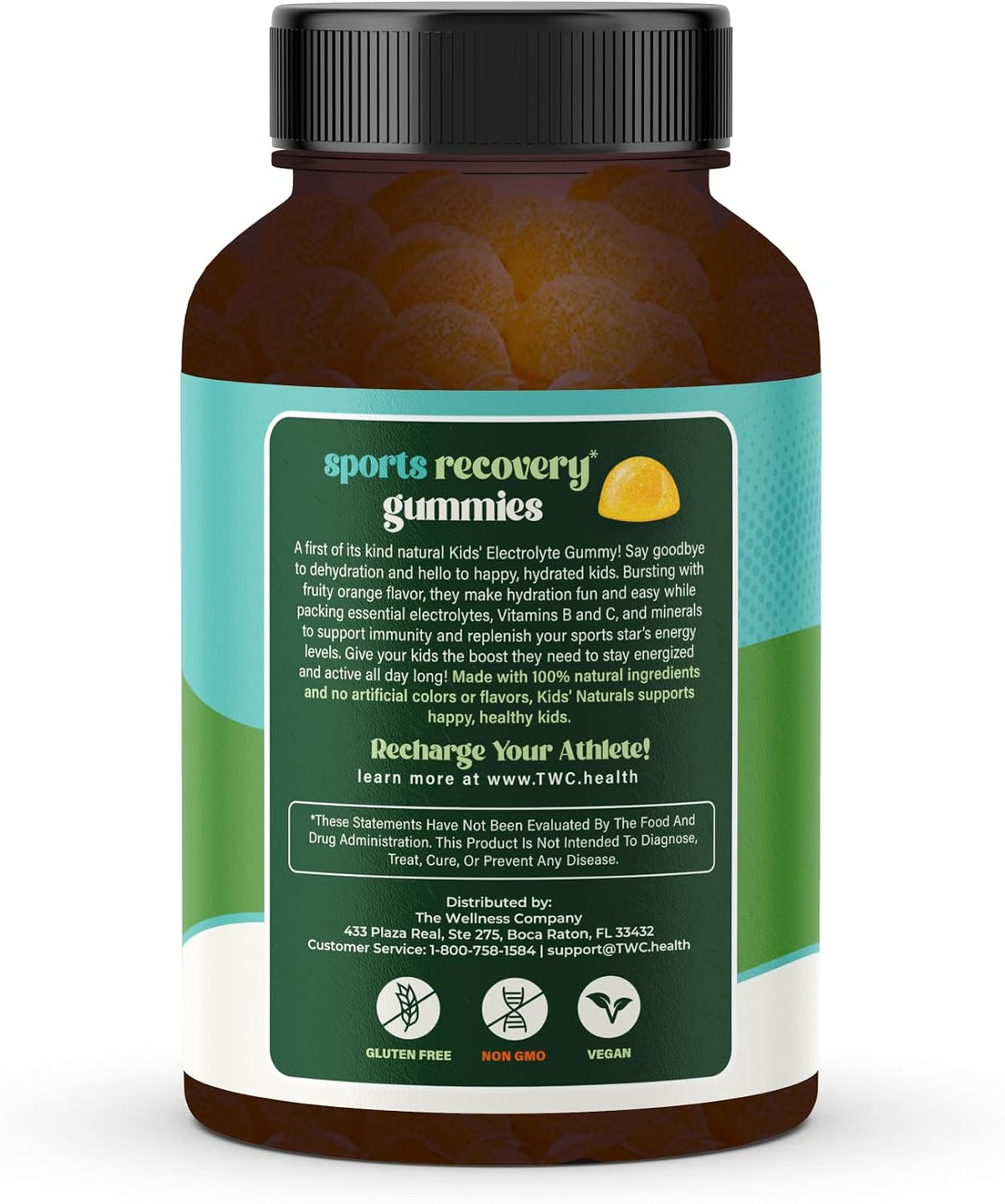 Kids Naturals Sport Recovery Gummies – Daily Wellness Support | 120ct (2 Month Supply)