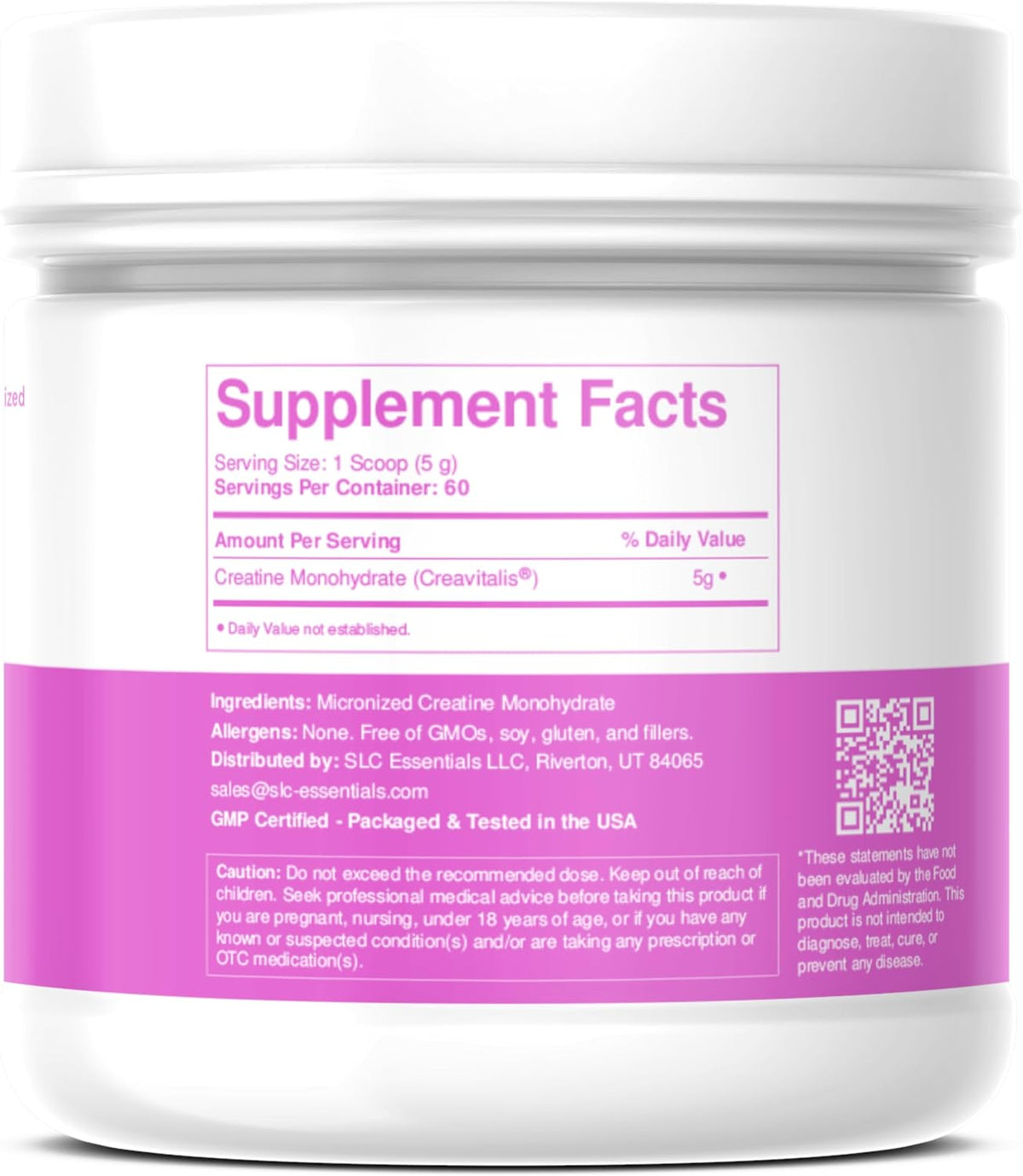 Creatine Monohydrate Powder | 100% Pure Micronized Creavitalis® | German-Made | Unflavored, No Fillers | Supports Muscle Strength, Recovery, & Cognitive Energy | 5g Servings