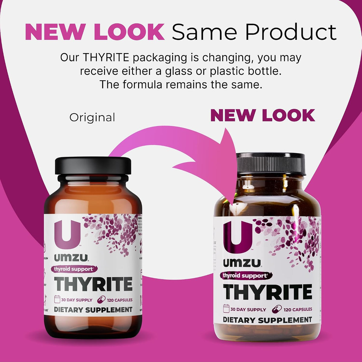 UMZU Thyrite Thyroid Support Supplement, 30 Day Supply | Magnesium, Zinc, Copper, Iodine, Selenium, Adaptogenic Herbs, Metabolism, Energy, Thyroid Function and Daily Wellness Support