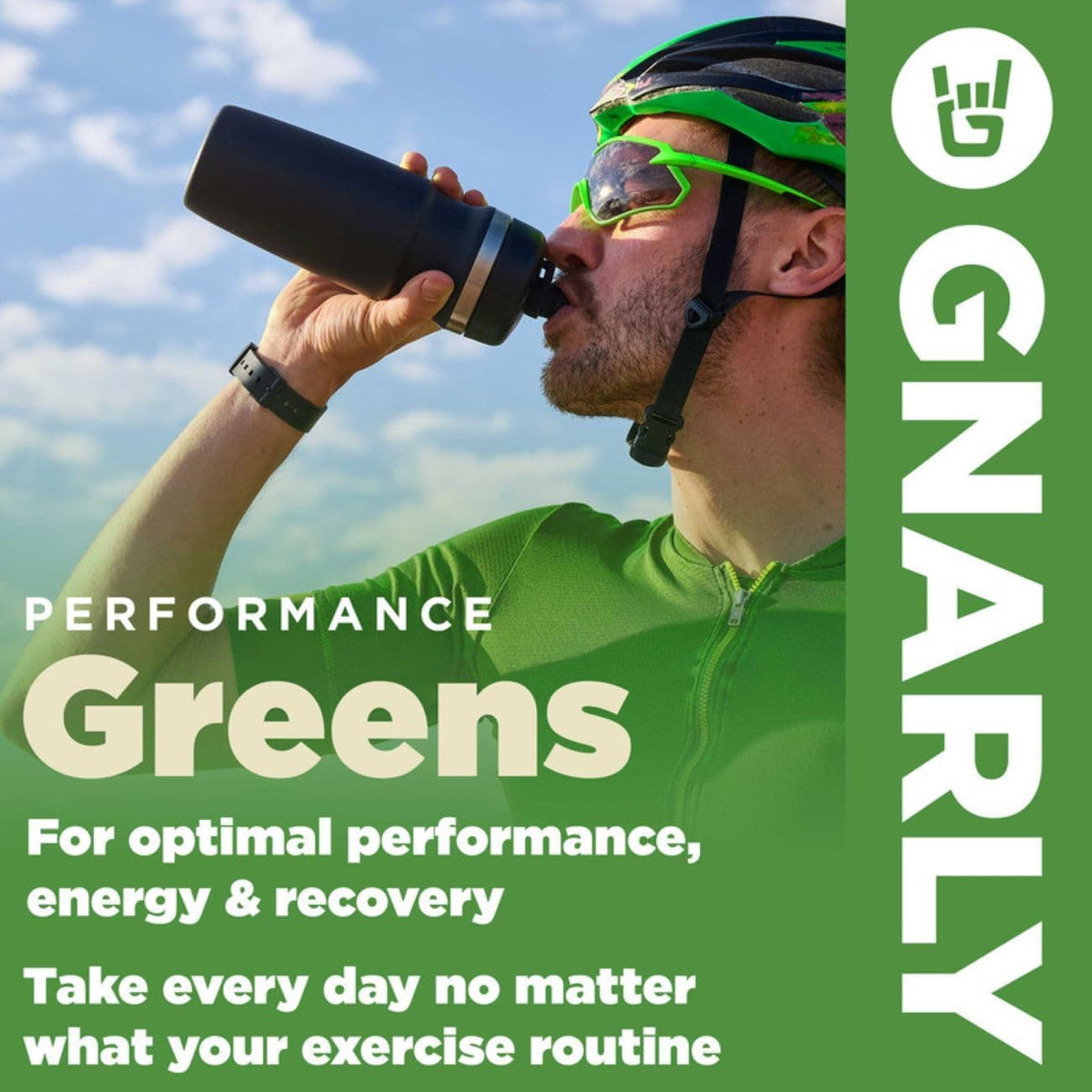 Golden Milk Vegan Protein Powder and Gnarly Performance Greens Lemon Mint (11.64 oz)
