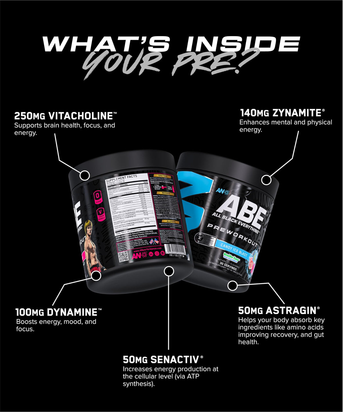 All Black Everything Pre-Workout Powder | Preworkout Energy Drink Mix | 350mg Caffeine | Beta Alanine & Citrulline | Energy Supplement for Men & Women | Baddy Berry | 30 Servings